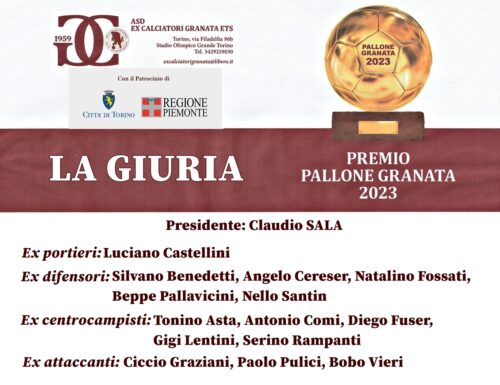Torino, nasce il premio “Pallone Granata”. Sala, Pulici e Graziani in giuria